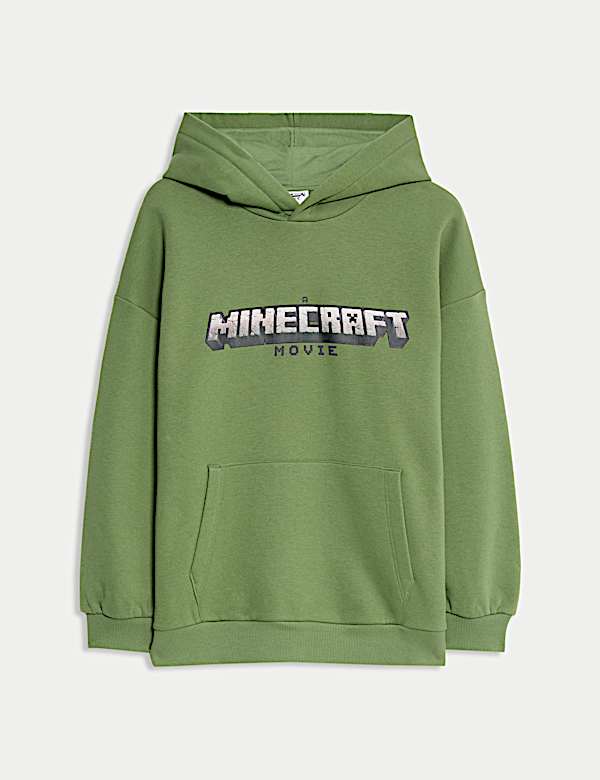 Cotton Rich Minecraft&trade; Hoodie (8-16 Yrs) - HU