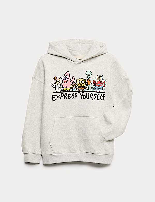 Doodle Boy™ x SpongeBob SquarePants™ Graphic Hoodie (2-16 Yrs) - DE