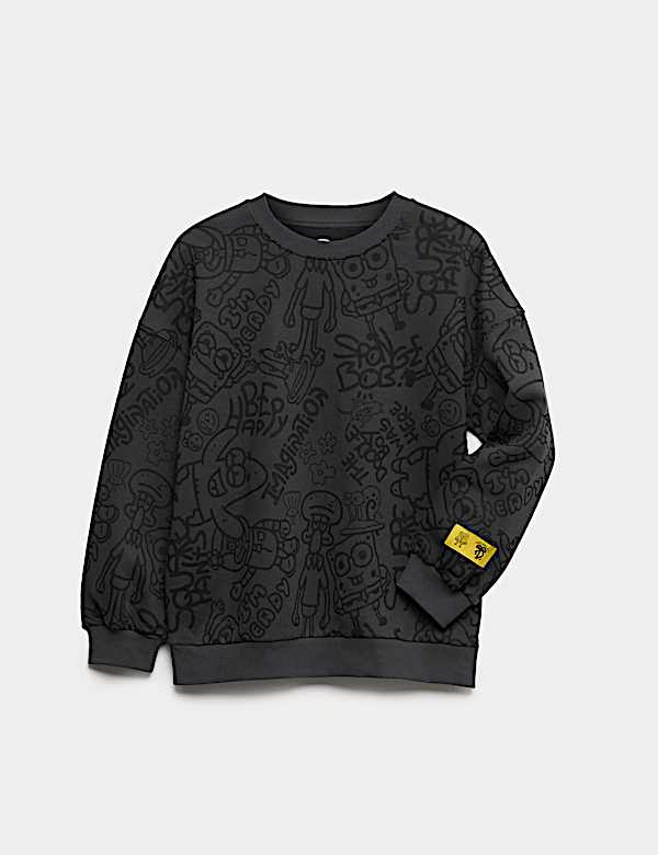 Doodle Boy™ x SpongeBob SquarePants™ Printed Sweatshirt (2-16 Yrs) - NZ