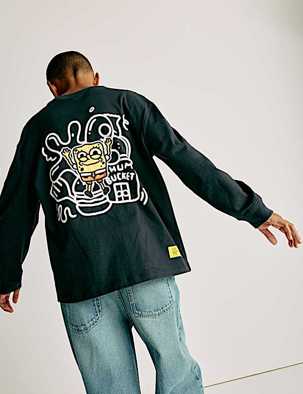 Doodle Boy™ x SpongeBob SquarePants™ Long Sleeve Top (4-16 Yrs) - SE