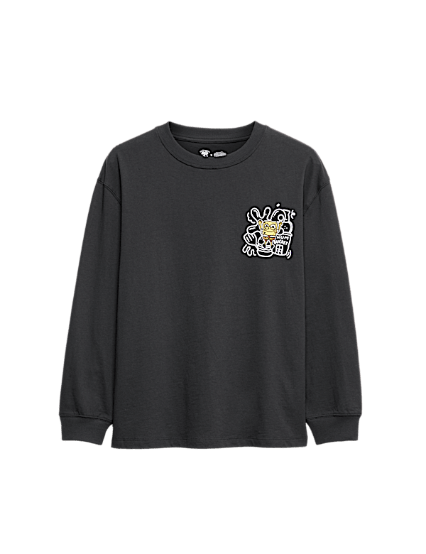 Doodle Boy™ x SpongeBob SquarePants™ Long Sleeve Top (2-16 Yrs)