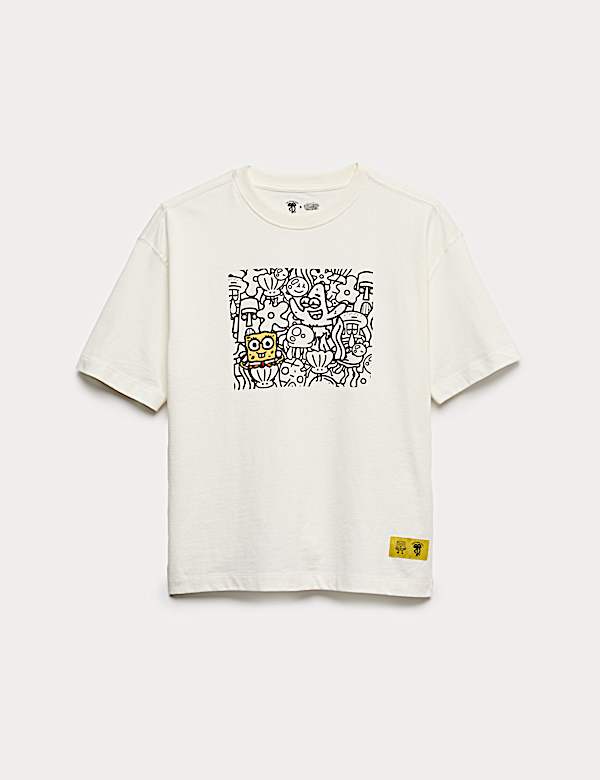T-shirt à motif graphique Doodle Boy™ x SpongeBob SquarePants™ (du 2 au 16 ans) - BE