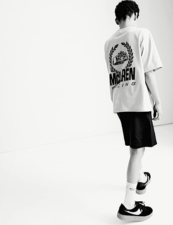 חולצת טי McLaren F1 Team מכותנה טהורה (16-2 שנים) - IL