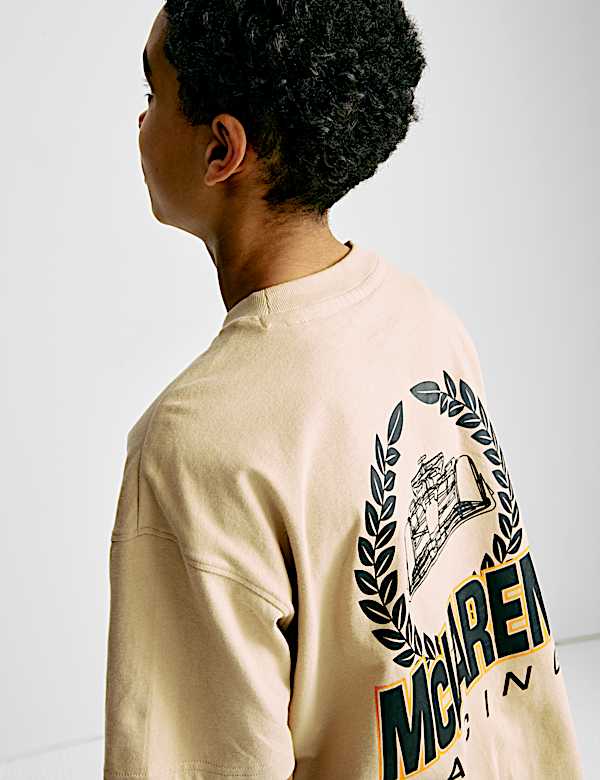 חולצת טי McLaren F1 Team מכותנה טהורה (16-2 שנים) - IL