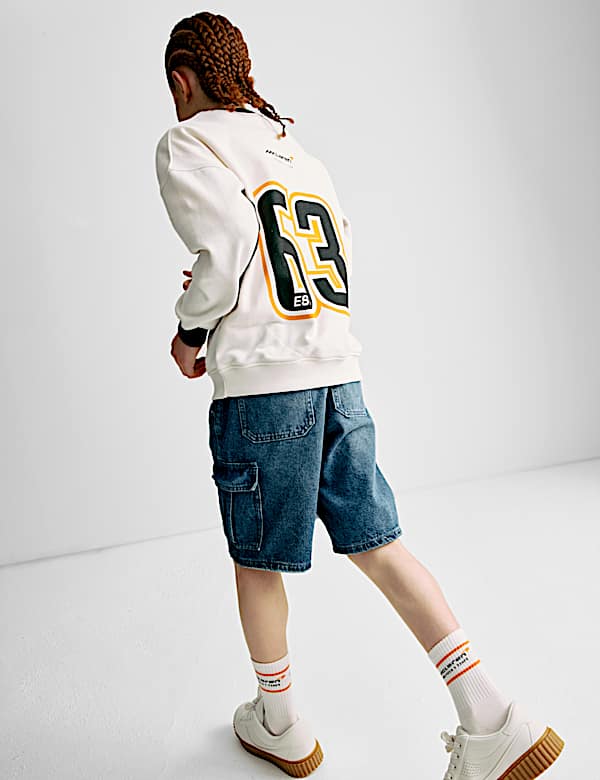 סווטשירט McLaren F1 Team מכותנה טהורה (16-2 שנים) - IL