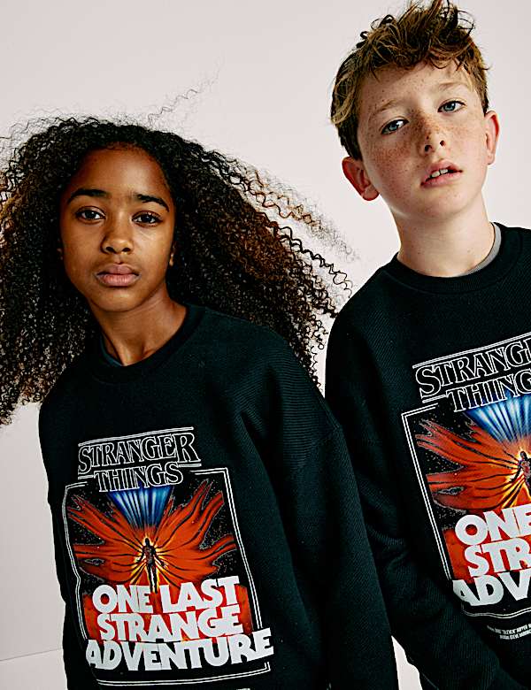 Cotton Rich Stranger Things™ Sweatshirt (6-16 Yrs) - JO