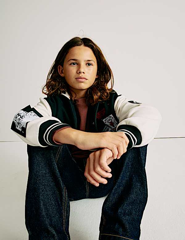 Cotton Rich Stranger Things™ Hooded Bomber (6-16 Yrs) - ES