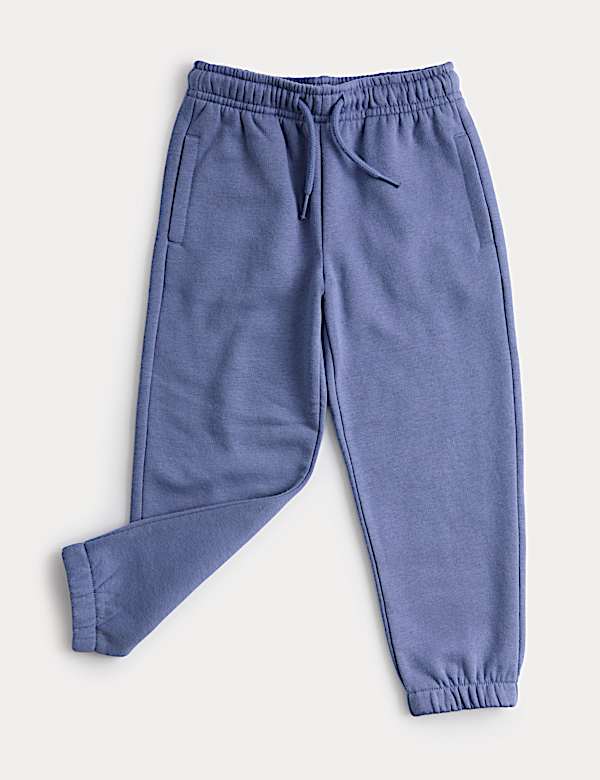 Cotton Rich Plain Joggers (2-8 Yrs) - AT
