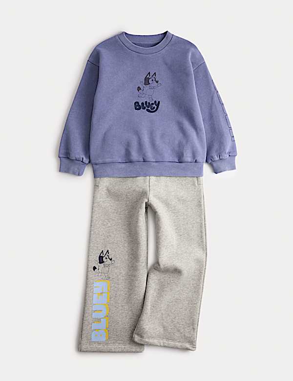 2pc Cotton Rich Bluey™ Jogger Outfit (2-8 Yrs) - TW