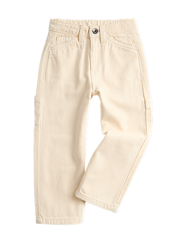 Pure Cotton Denim Carpenter Jeans (2-8 Yrs)