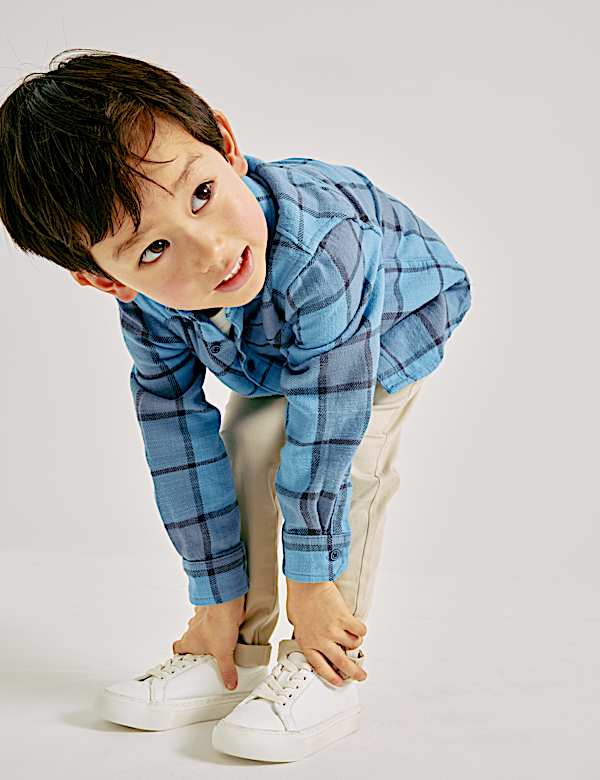 Pure Cotton Check Shirt (2-8 Yrs) - VN