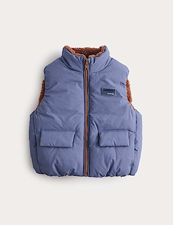 Borg Lined Padded Gilet (2-8 Yrs) - LT