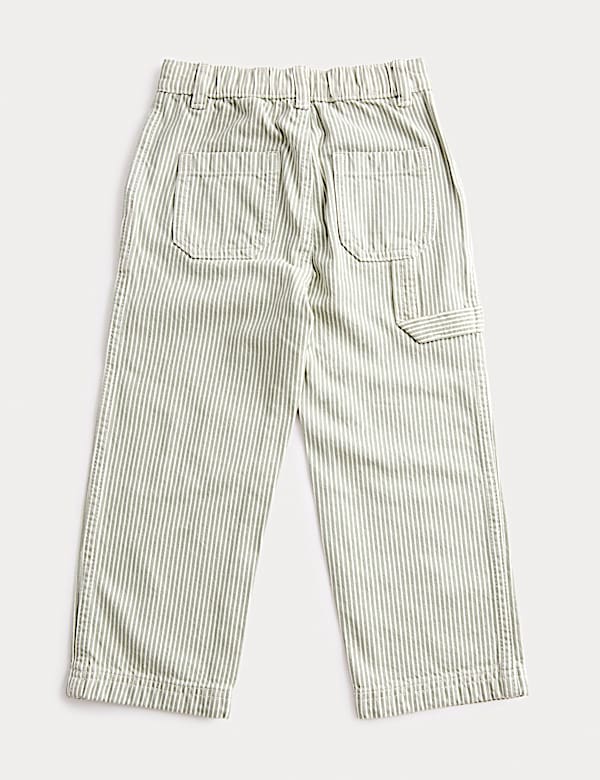 Pure Cotton Striped Trousers (2-8 Years) - US