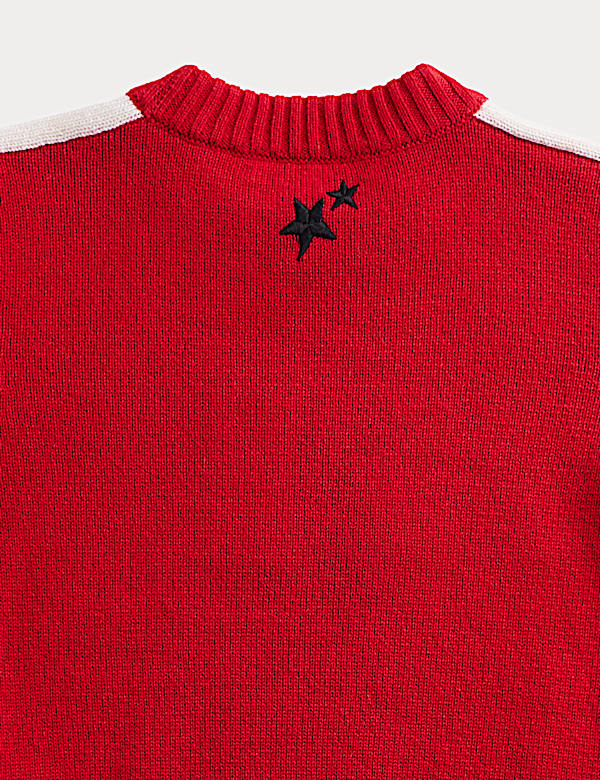 סוודר Star מבד עשיר בצמר מרינו (10-2 שנים) - IL