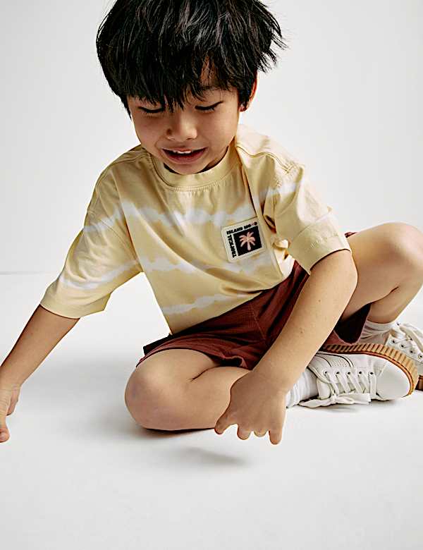 Kaus Oblong Katun Murni Tie Dye (2-16 Thn) - ID