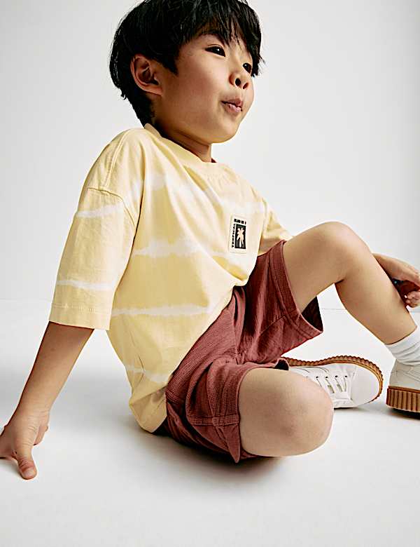 Kaus Oblong Katun Murni Tie Dye (2-16 Thn) - ID