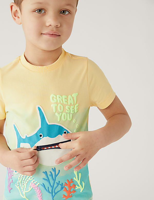 Pure Cotton Shark T-Shirt