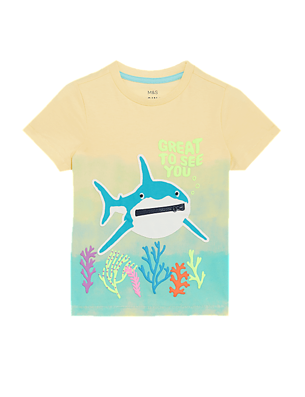 Pure Cotton Shark T-Shirt