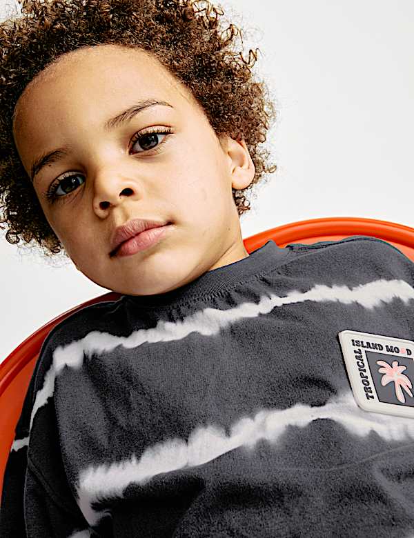 Kaus Oblong Katun Murni Tie Dye (2-16 Thn) - ID