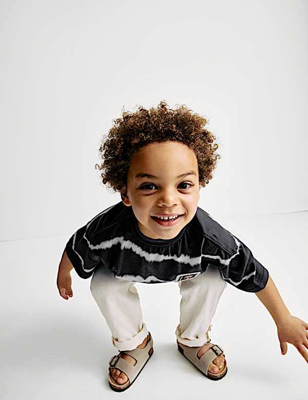 Kaus Oblong Katun Murni Tie Dye (2-16 Thn) - ID