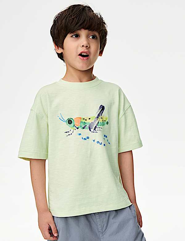 Pure Cotton Bug T-Shirt (1-8 Yrs) - HU