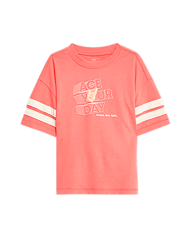 Pure Cotton Graphic T-Shirt (2-8 Yrs)