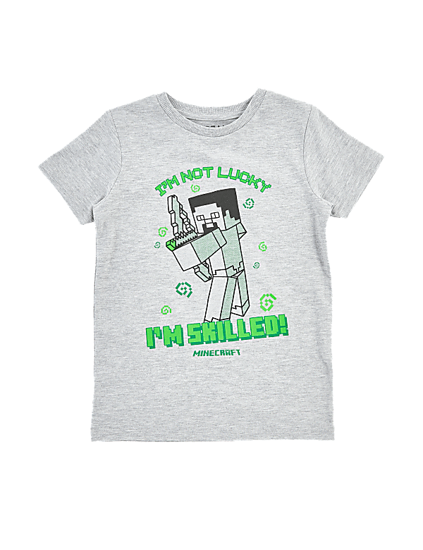 Minecraft™ Slogan T-Shirt (2-7 Yrs)