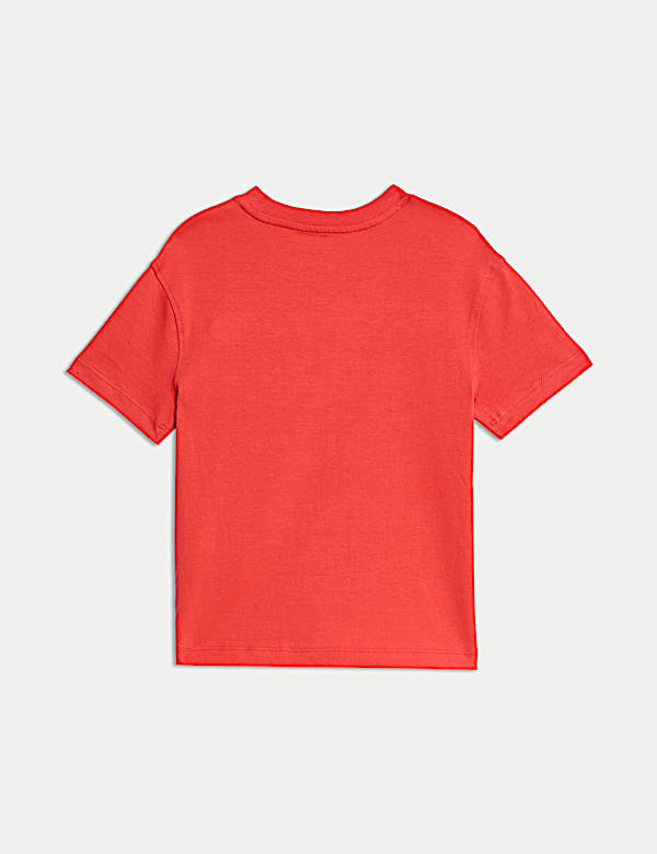 Cotton Rich Slogan T-Shirt (2-8 Yrs)