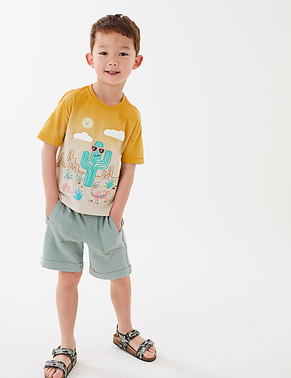 Pure Cotton Cactus T-Shirt (2-7 Yrs)