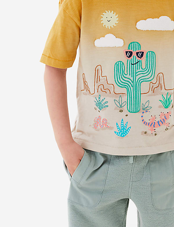 Pure Cotton Cactus T-Shirt (2-7 Yrs)