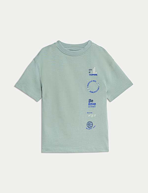 Pure Cotton Graphic T-Shirt (2-8 Yrs) - GR