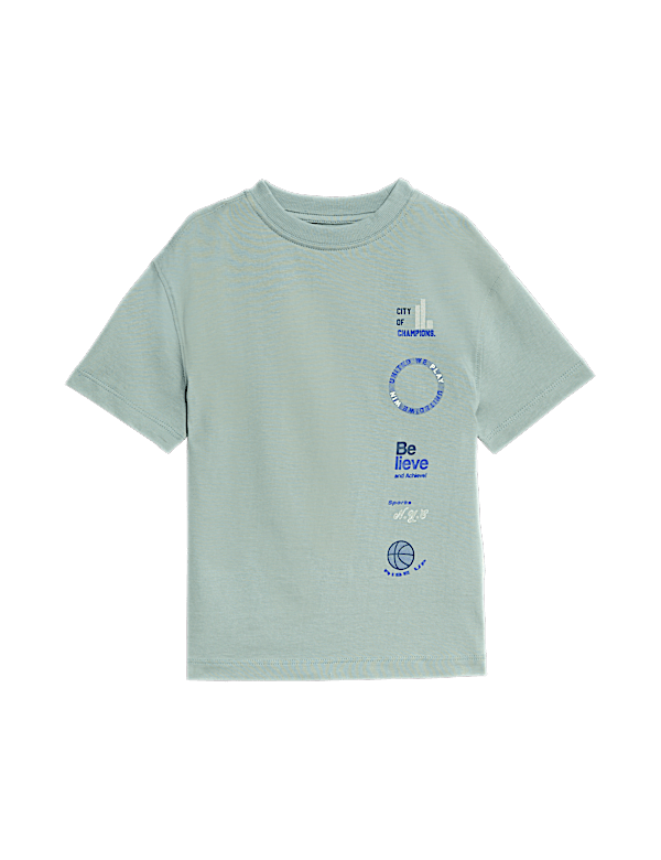 Pure Cotton Graphic T-Shirt (2-8 Yrs)