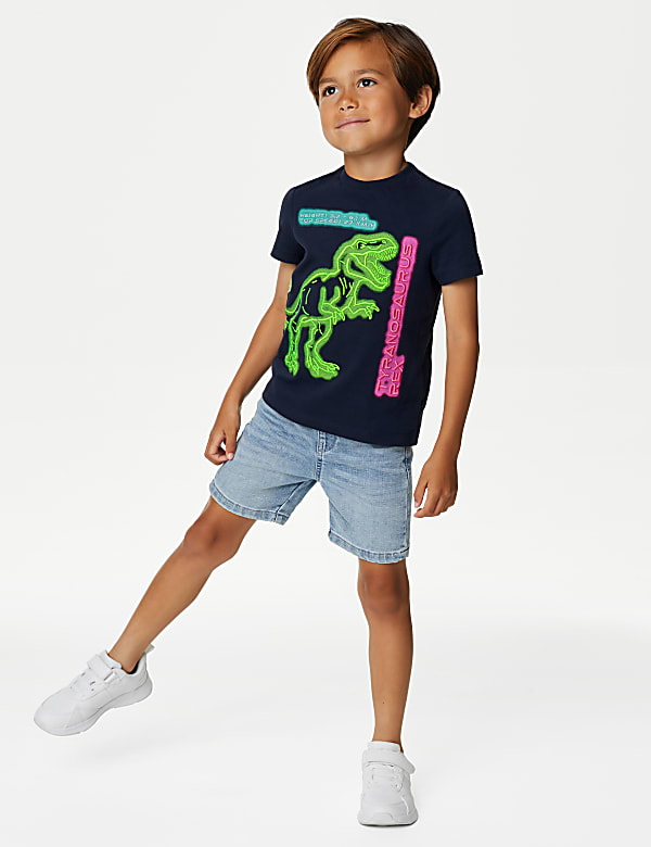 Pure Cotton Dinosaur T-Shirt (2-8 Yrs)