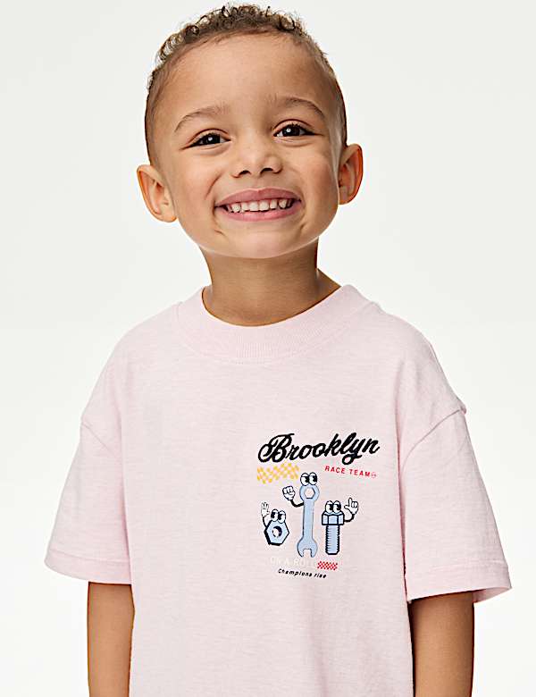 Pure Cotton Graphic T-Shirt (2-8 Yrs) - BG