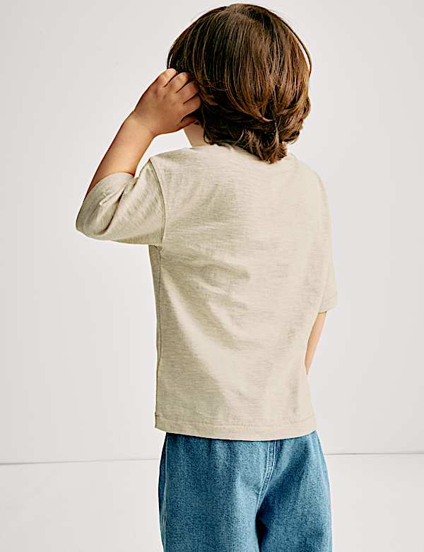 Pure Cotton Pocket T-Shirt (2-8 Yrs) - ID