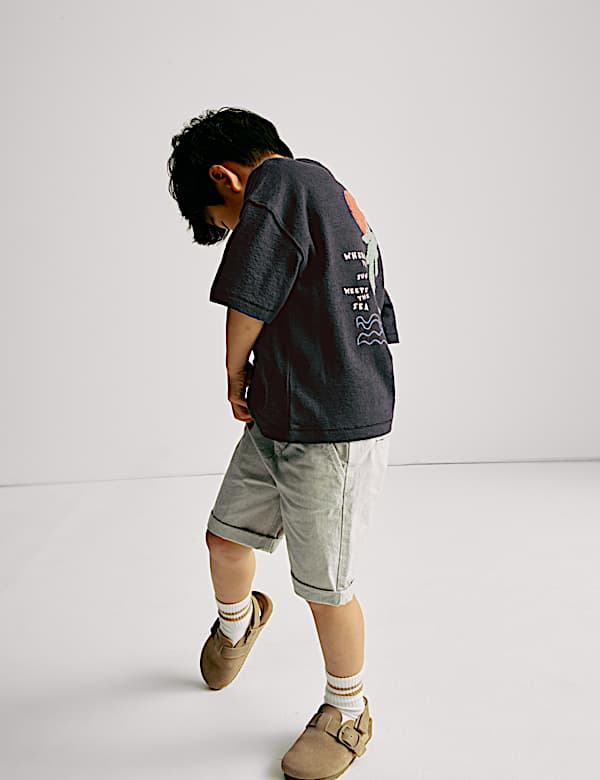 Pure Cotton Sunny Days T-Shirt (2-8 Yrs) - ID