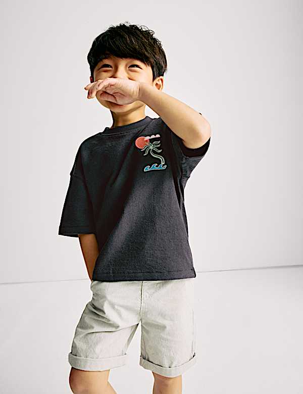 Pure Cotton Sunny Days T-Shirt (2-8 Yrs) - ID