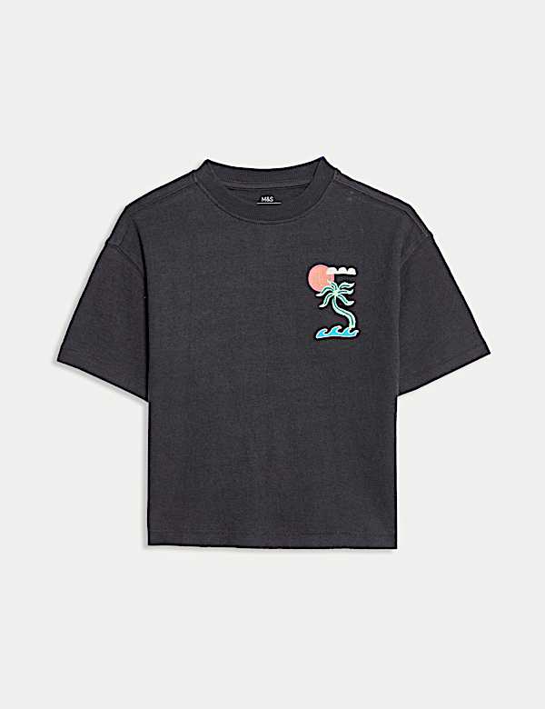 Pure Cotton Sunny Days T-Shirt (2-8 Yrs) - HU
