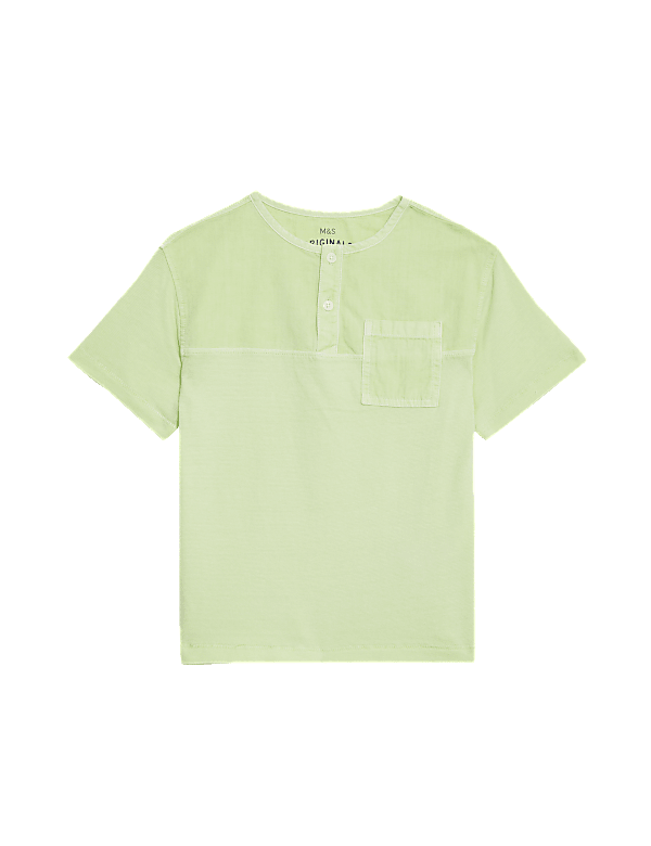 Cotton Rich Striped Textured T-Shirt (2-8 Yrs)