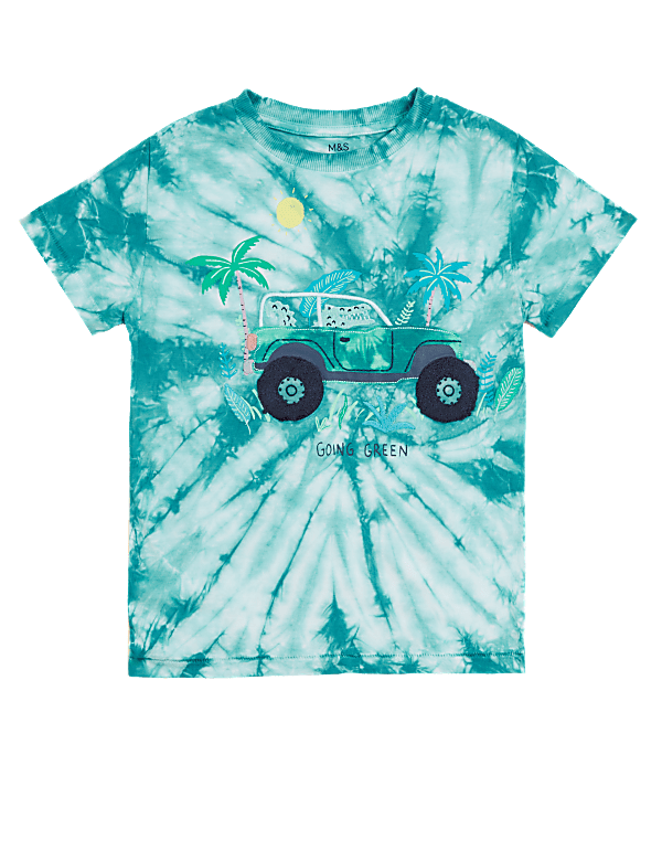 Pure Cotton Tie Dye T-Shirt (2-7 Yrs)