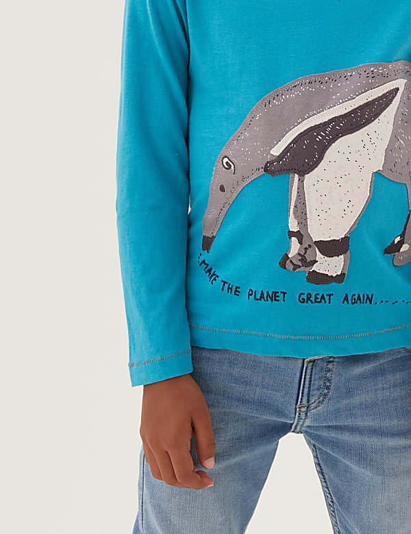 Pure Cotton Anteater Top (2-7 Yrs)