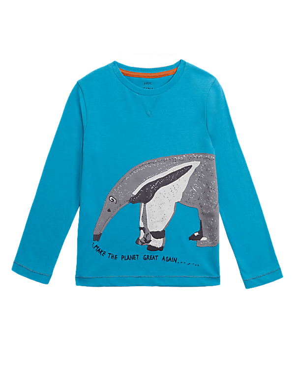 Pure Cotton Anteater Top (2-7 Yrs)
