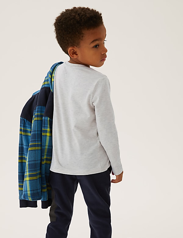 Cotton Rich Nature Embroidered Top (2-7 Yrs)