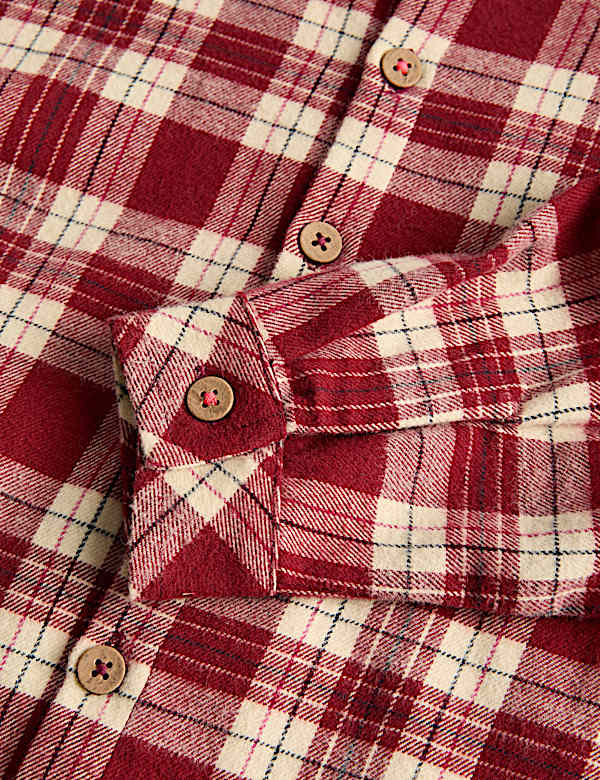 חולצת משבצות מכותנה טהורה (1‏-10 שנים) - IL