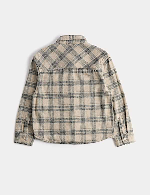 Pure Cotton Checked Shirt (2-8 Yrs) - JO