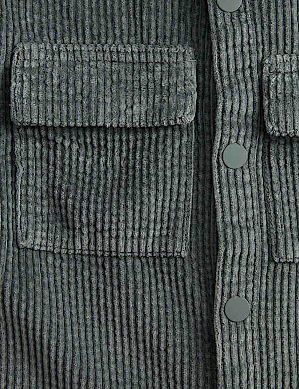 Pure Cotton Corduroy Shirt (2-8 Yrs)