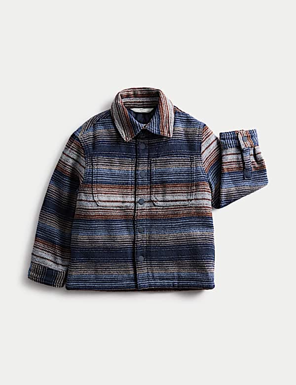 Striped Overshirt (2-8 Yrs) - US