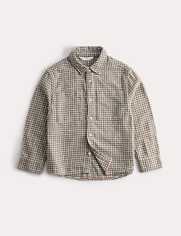 Pure Cotton Checked Shirt (2-8 Yrs) - CN