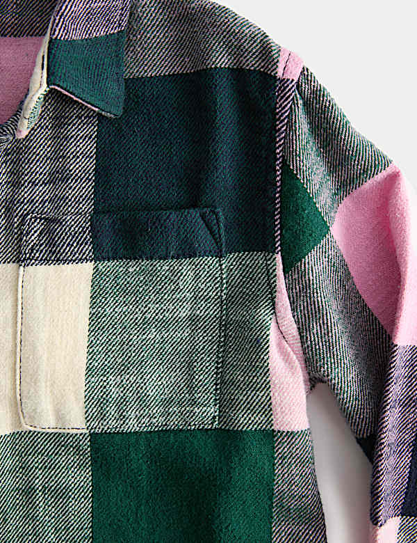 Pure Cotton Checked Shirt (2-8 Yrs)
