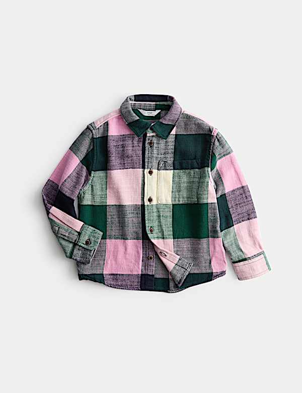 Pure Cotton Checked Shirt (2-8 Yrs) - CZ